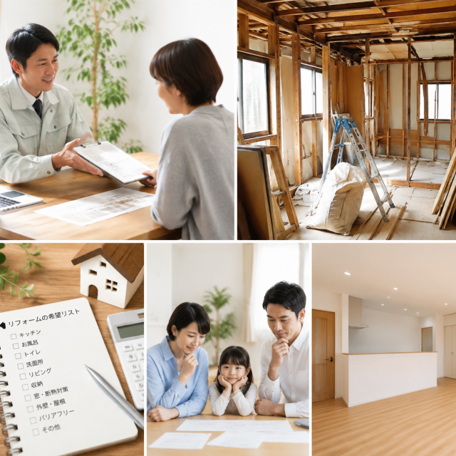 リフォームは何から相談する？初めての方の進め方
